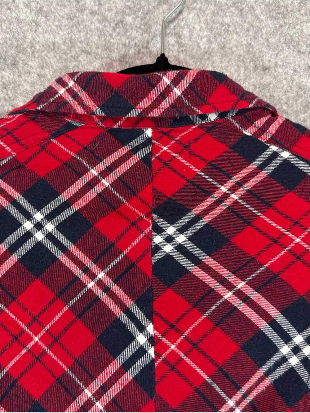 Morphine Generation Plaid Shirt Dress - Womens M - Red Grunge Rock Metal Y2K - Picture 15 of 15